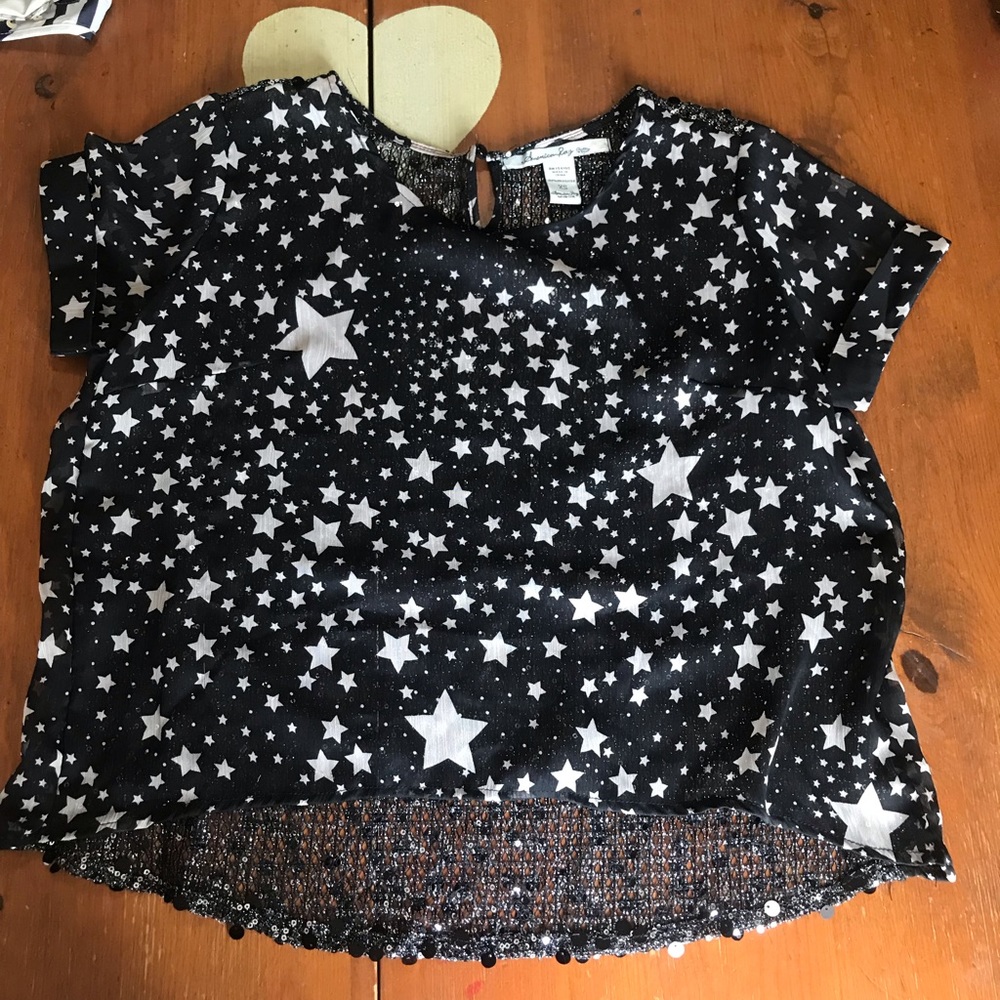 🌞 (3/$20) Sparkly back top